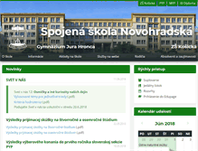 Tablet Screenshot of gjh.sk